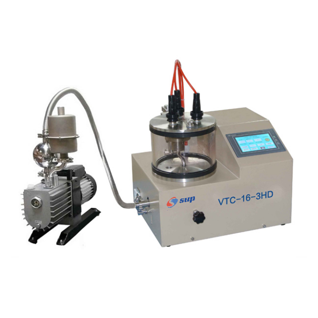 Small Triple-Target Plasma Sputter Coater Sputtering Machine for Thin Films