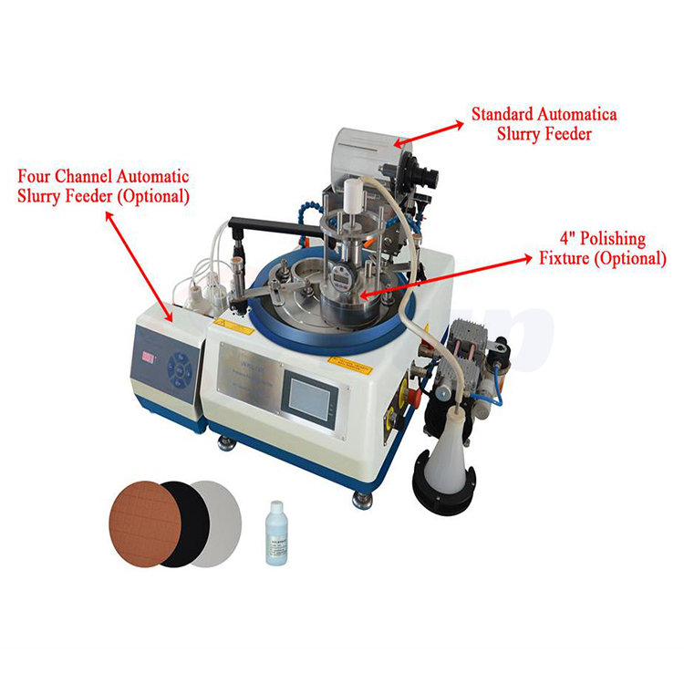 Compact Automatic 12 inches CMP Chemical Mechanical Polishing Polisher with Auto Slurry Feeder