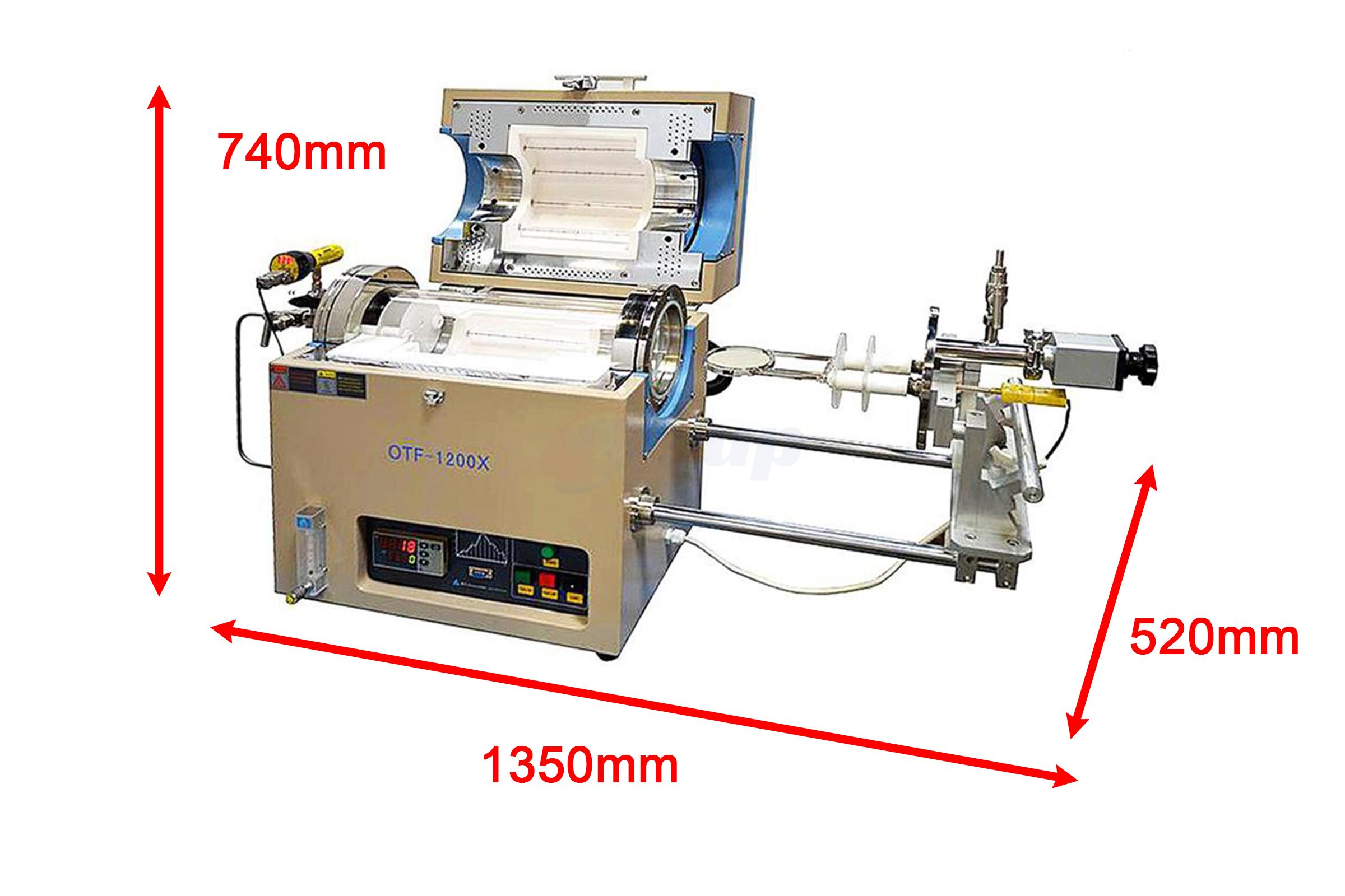 Compact Atmosphere Controlled RTP Furnace-Dimension-Opened.jpg