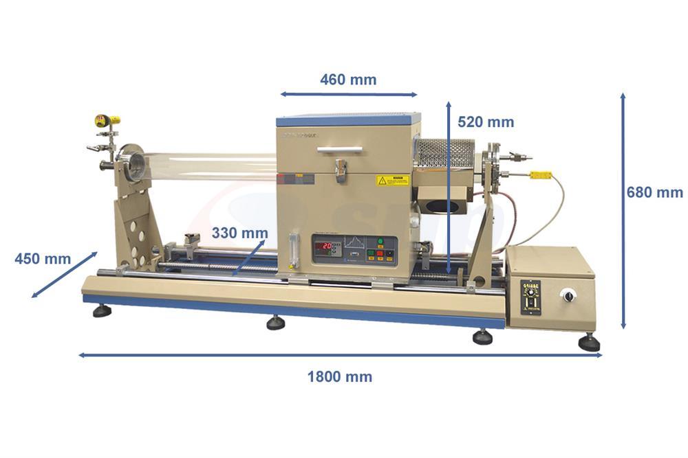 IR Lamp Heating Sliding RTP Tube Furnace Dimension.jpg